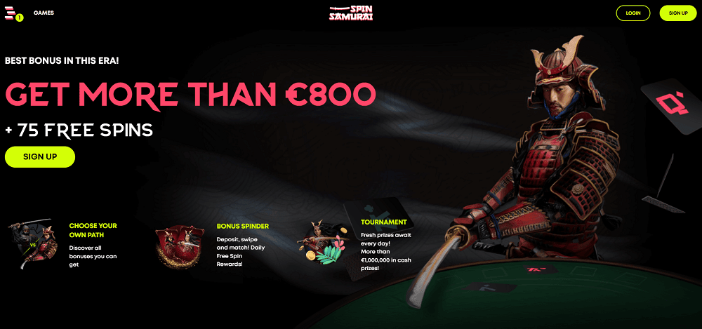 Spin Samurai Casino Theme